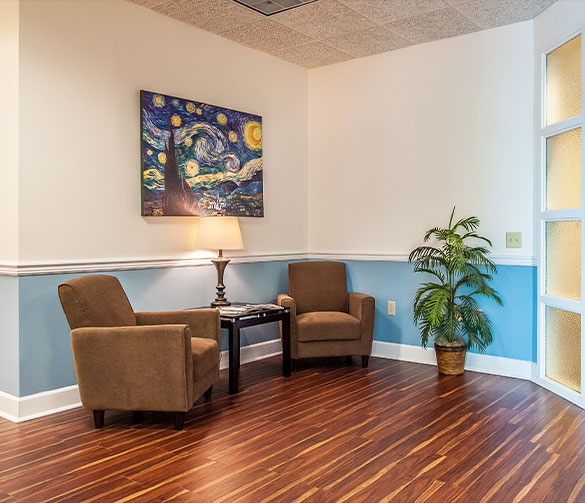 Advanced Pain Consultants, PA's waiting area
